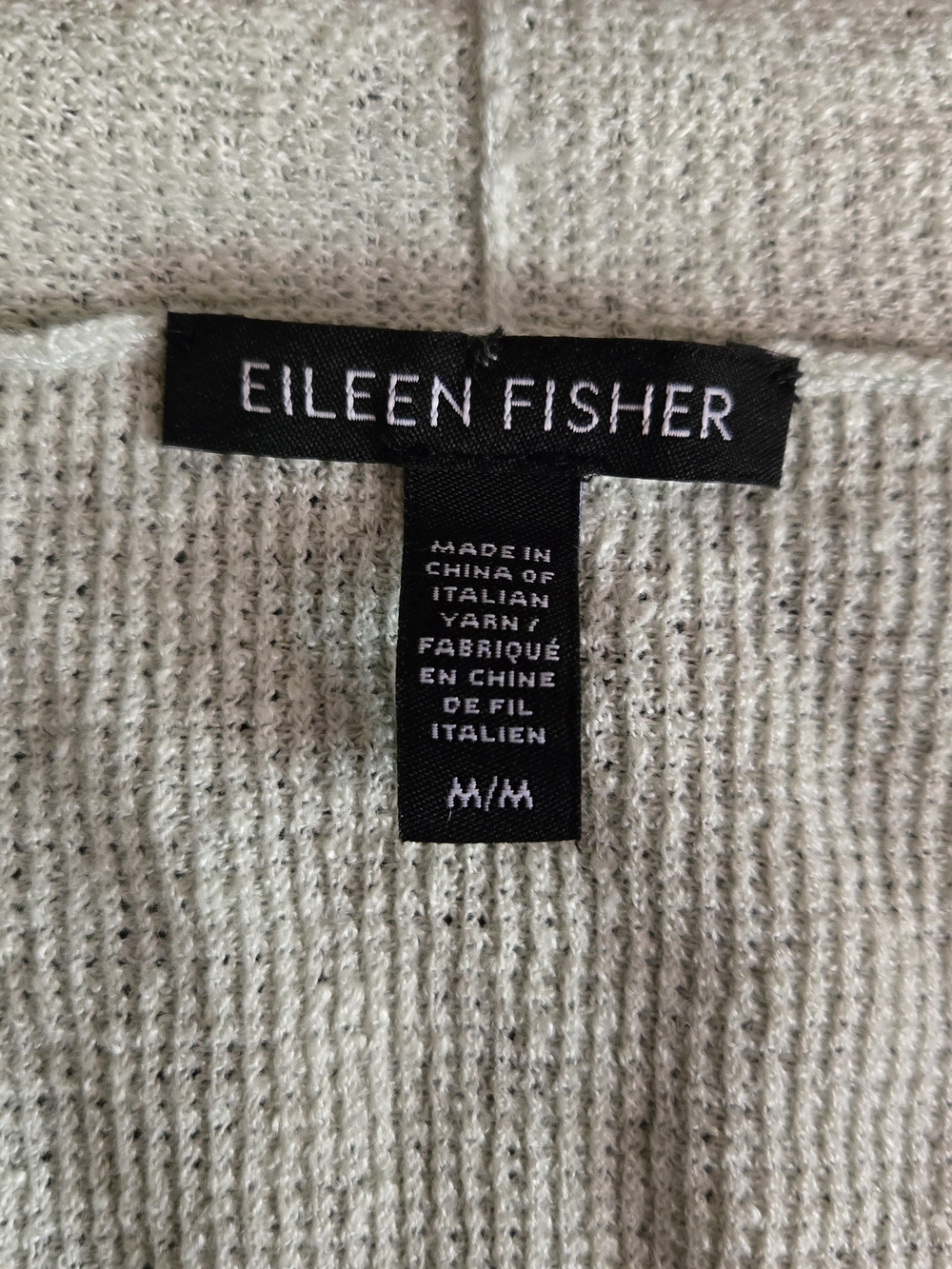 Eileen Fisher Soft Mint Open-Front Long Cardigan - Picture 3 of 5